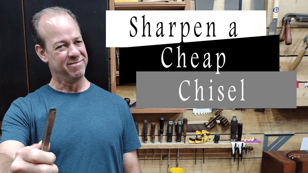 How to Sharpen a Chisel by hand - YouTube