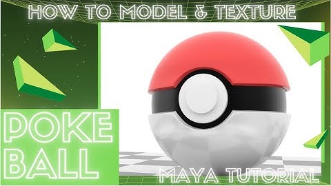 Modeling a Poke Ball - Maya Tutorial