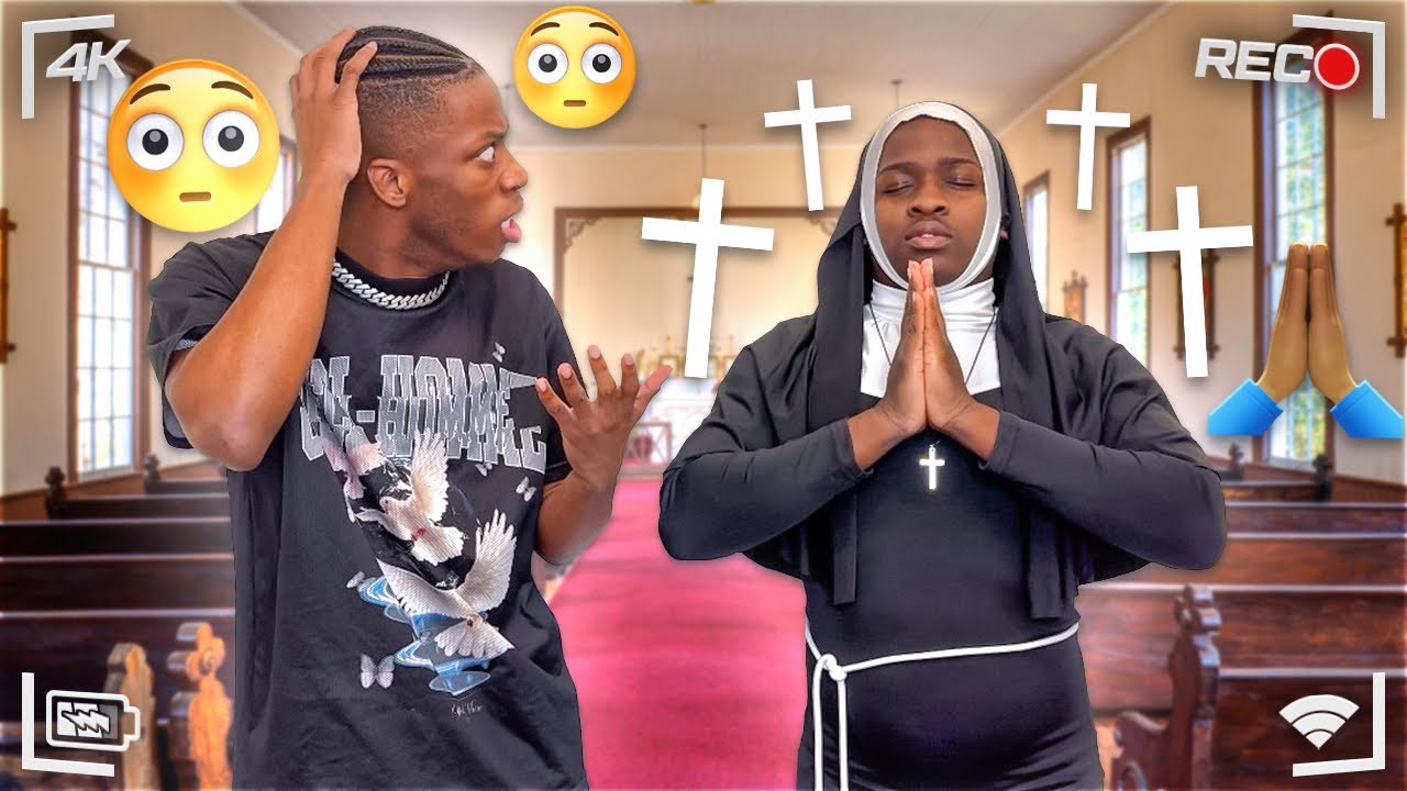 DRESSING UP AS A “NUN” TO SEE HOW MY BOYFRIEND REACTS!!!