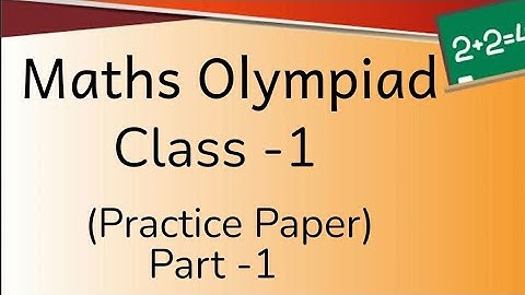 Class 1 Math Olympiad Part 1 | Maths Practice paper for class 1 Quiz | Online Quiz | for grade 1