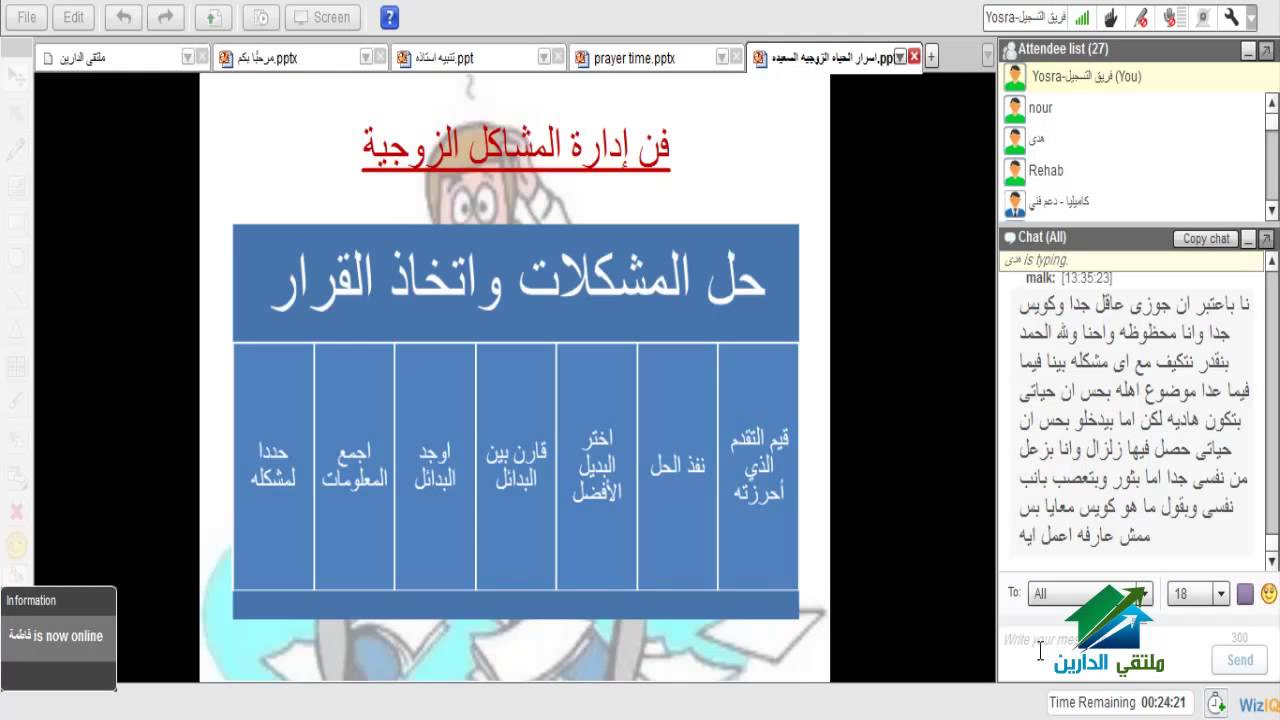 أسرار الحياة الزوجية الناجحة   أكاديمية الدارين   محاضرة 2