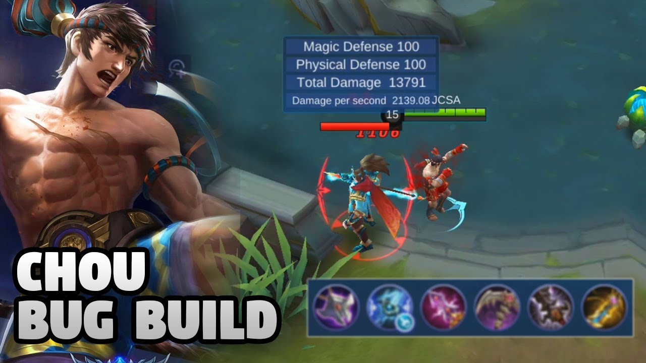 CHOU BROKEN BUG BUILD | Chou Montage 9 | Skin Giveaway | Mobile Legends Bang Bang