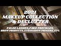 2021 Makeup Collection & Declutter | Brow Products, Eyeshadow Primers, Lashes, Freckle Pens, Etc