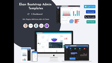 Dark Admin Dashboard with Admin Dashboard UI Kit – Ekan