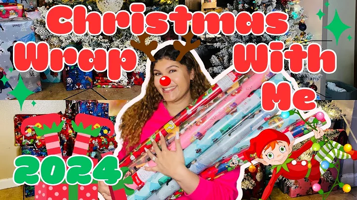 CHRISTMAS WRAP WITH ME 2024 🎁 | VLOGMAS | PRESENT WRAPPING | WHAT I GOT MY KIDS FOR CHRISTMAS