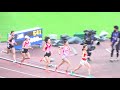 [4k]不破聖衣来選手が自己ベスト 第105回日本選手権　第1日　U20女子5000m　決勝 予選なし　2021年6月24日