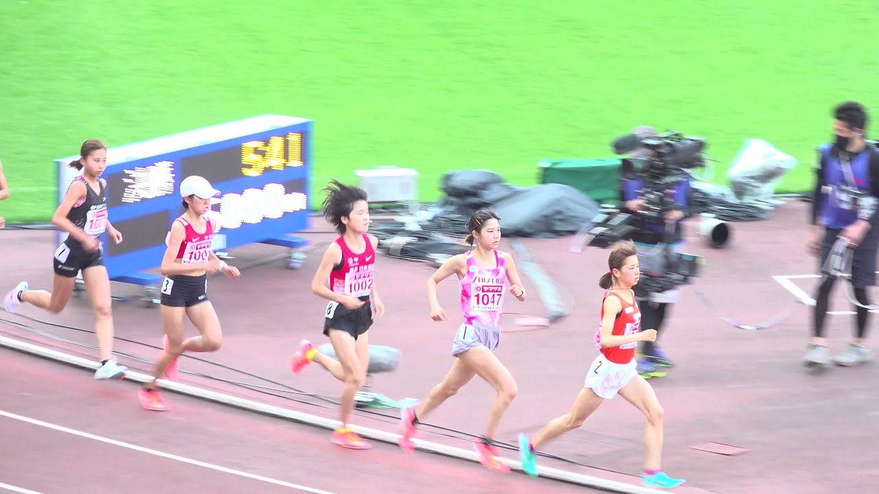 [4k高画質]不破聖衣来選手が自己ベスト 第105回日本選手権　第1日　U20女子5000m　決勝 予選なし　2021年6月24日