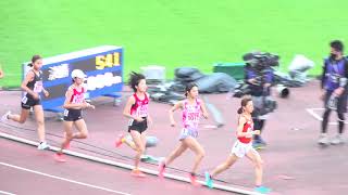 [4k]不破聖衣来選手が自己ベスト 第105回日本選手権　第1日　U20女子5000m　決勝 予選なし　2021年6月24日