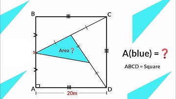 Can you find area of the Blue portion? | (Fun Geometry Problem) | #math #maths | #geometry