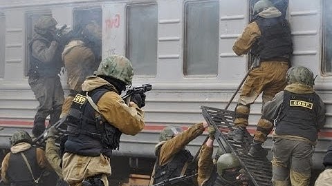 Ticket Please! Russian FSB Special Forces Storm Train During Raid Training