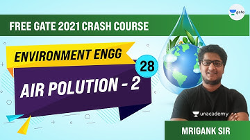 Air Polution Part -2  | Lec 28 | Environment Engineering | Free Crash Course | GATE CE Exam