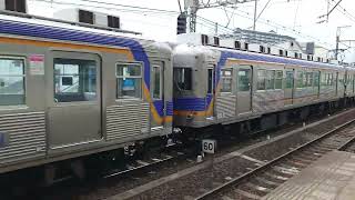 南海高野線 北野田駅 6000系(6023+6909+6027編成)回送通過