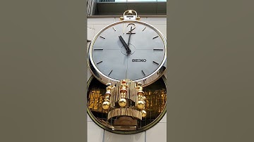 Hourly clock show in Ginza, Tokyo