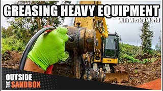 Greasing heavy equipment and maintenance. in this episode of outside
the sandbox, wes from wesley world will show you how to properly
grease ...