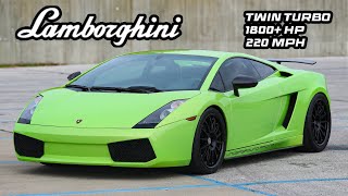 Inside the 1800+ HP Twin Turbo Lamborghini Gallardo with 6-Speed Gated Manual