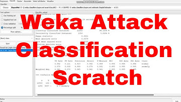 Attack Classification with Weka / Classification in Weka from Scratch