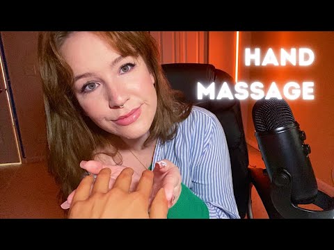 Realistic hand massage with lotion & soft brushing | Personal Attention ASMR
