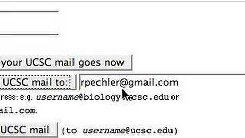 Forward your UCSC email to GMAIL
