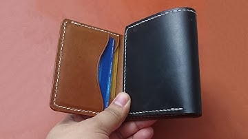 Making a Trifold wallet [FREE Pattern] + 3d Configurator [Leathercraft]
