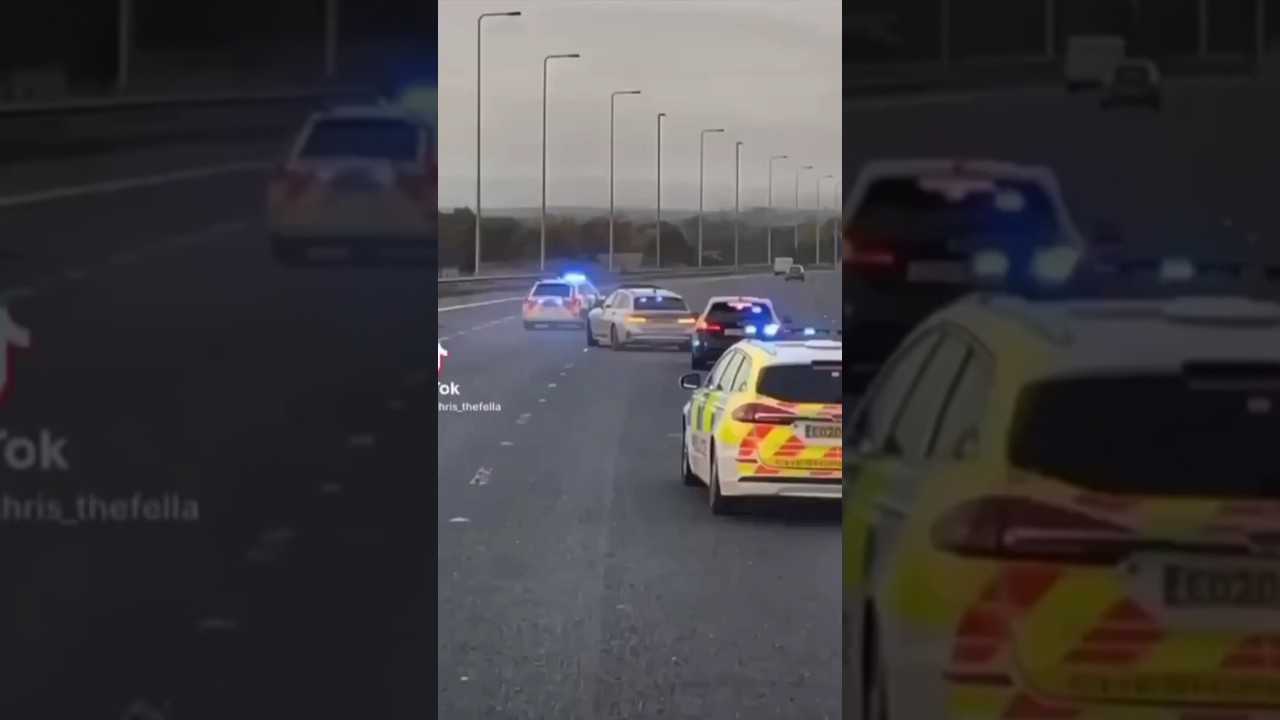 BMW driver arrested following police chase on M6 in Cheshire 