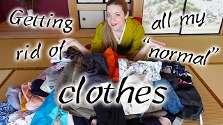 Getting rid of all my &quot;normal&quot; clothes... or not?!