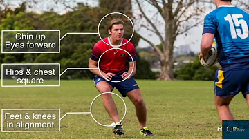 Como é realizado o tackle no Rugby?