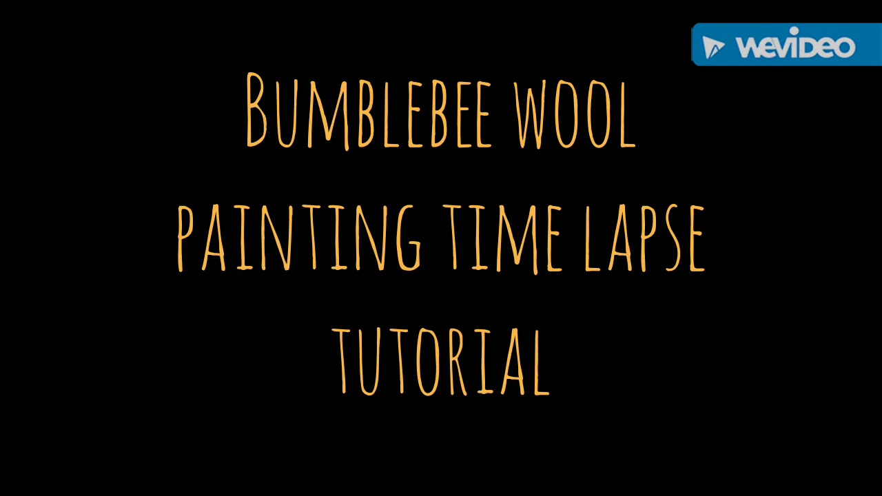 Needle felted picture bumblebee time lapse tutorial. YouTube