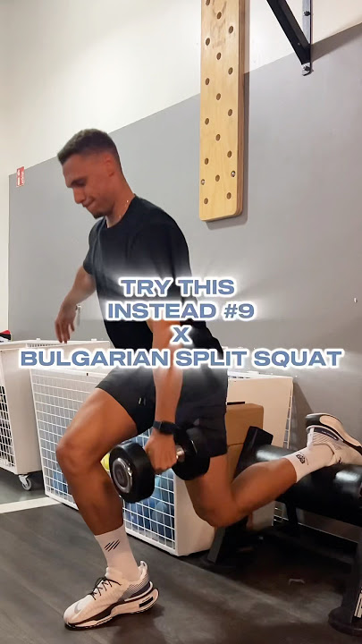 Please always take off your shoes or make sure you have barefoot shoes 🦶🏽. #bulgariansplitsquat