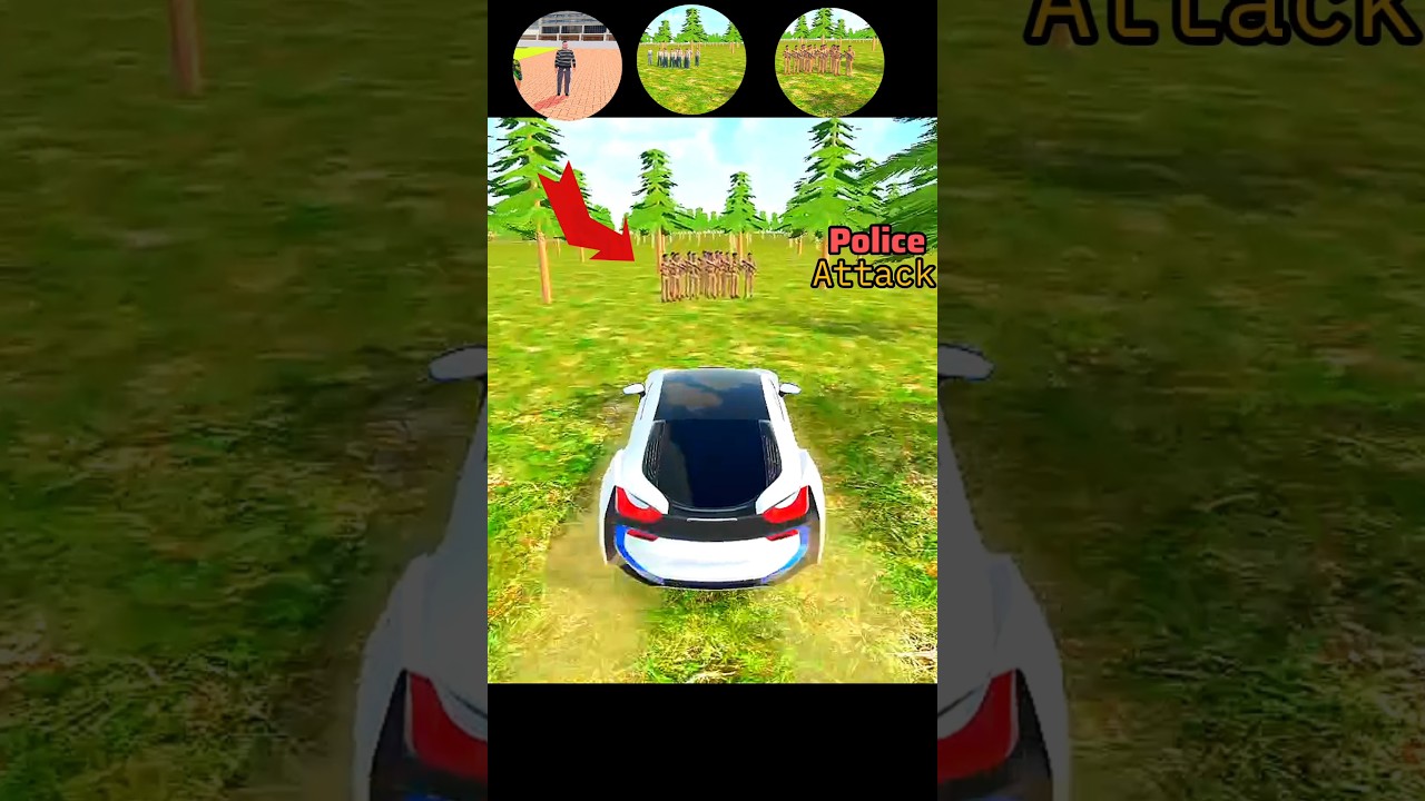 Police Attack 😱🚔 in Indian Theft Auto Simulator Game 💥 | Epic Police Battle 2025