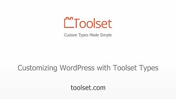 Toolset Types Intro