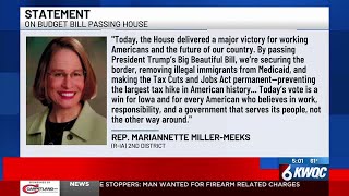 Iowa and Illinois lawmakers react to budget bill passing House