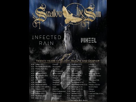 Swallow The Sun North American tour with Infected Rain and Wheel