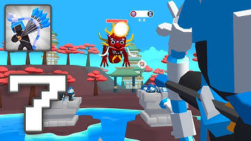 Merge Archers: Bow and Arrow - Gameplay Walkthrough Part 7 - Casual Games To Play (iOS, Android)