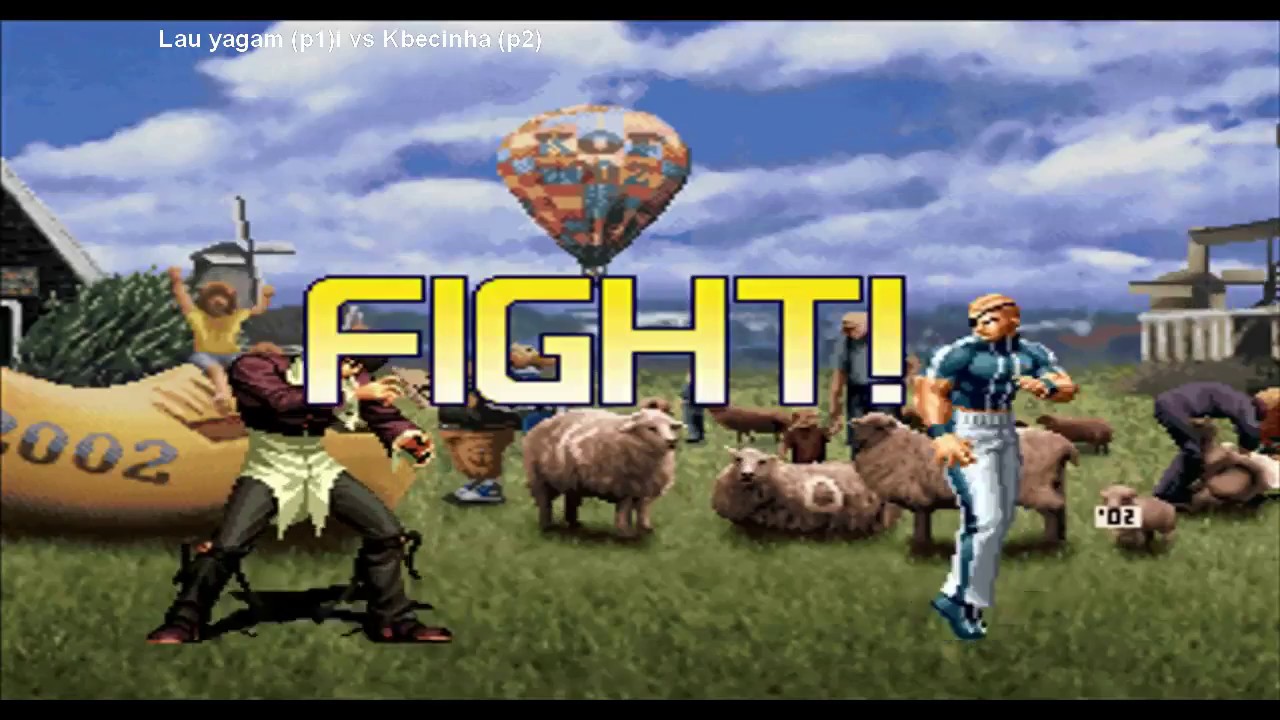 KOF 2002 | Lau yagami vs Kbecinha Casual Match Part 1