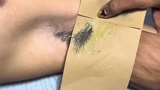 Professional Body Waxing Full Tutorial. Body Part Waxing.