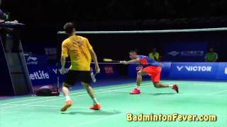 Badminton Highlights  Thaihot China Open 2015 SF MS Lin Dan vs Lee Chong Wei