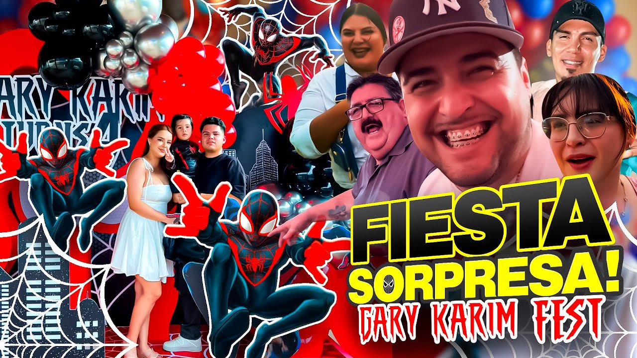 FIESTA DE NUESTRO HIJO KARIM 🥳🎉🕷️🕸️ PASO DE TODO EN ESTE FESTEJO CON LOS CEVICHURROS