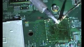 Dell insprion m5030 motherboard reballing part2.flv