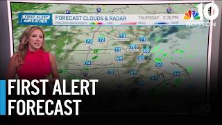 Lingering rain keeps temperatures on the cool side