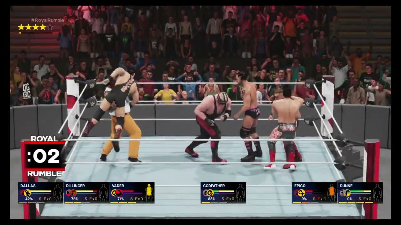 WWE 2K19 custom character royal rumble