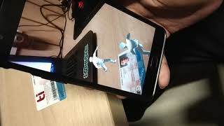AR example  (Unity & Vuforia)- Model fight in AR