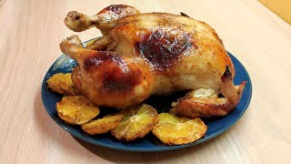 Запечённая курица в апельсинах на праздничный стол