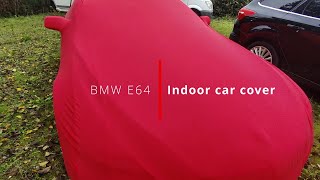 Custom tailored car cover for BMW 6-Series Cabrio (E64) 2005-2019 with mirror pockets