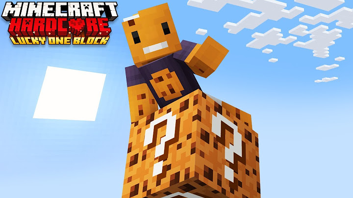 I Survived 100 Days on a COOKIE LUCKY BLOCK in Minecraft Hardcore