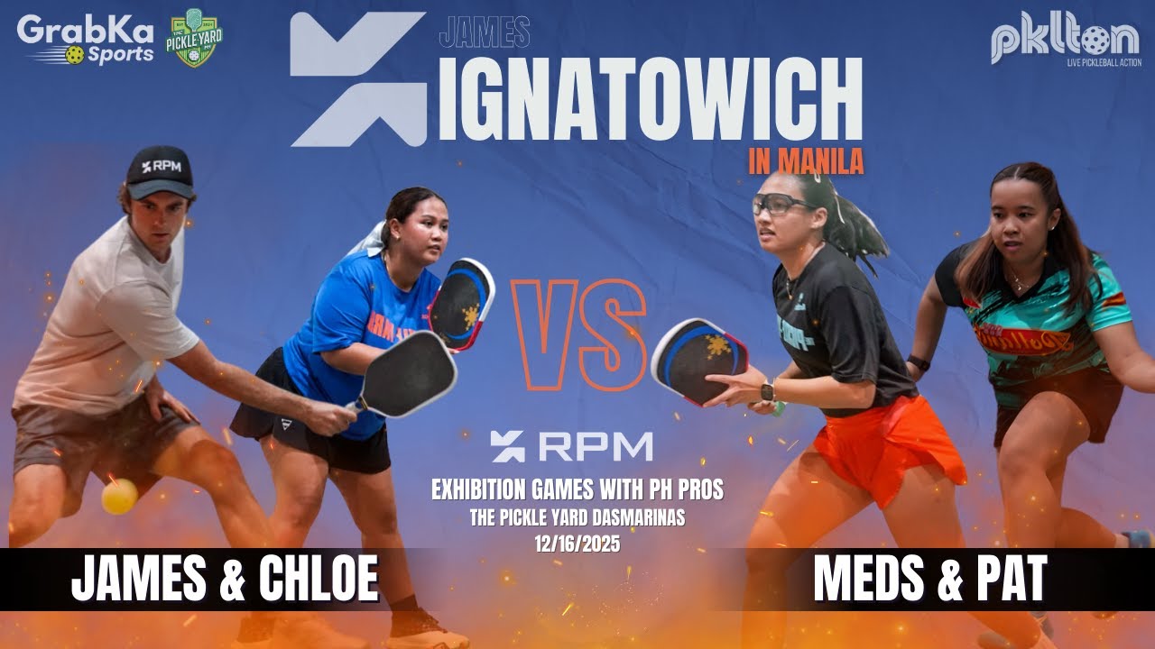 James & Chloe vs Meds & Pat | James Ignatowich in Manila | Exhibition Games w/ PH Pros | Full Match