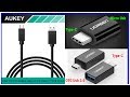 Годный кабель Aukey USB 3.0 Type-C!Переходник Ugreen с micro USB на Type-C и USB Type-C OTG адаптер!