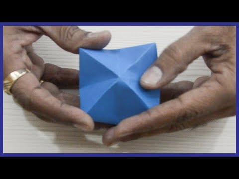 How To Make A Paper Diamond - Origami Diamond - Paper Activity