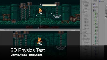 Unity 2D Physics Test with Rex Engine