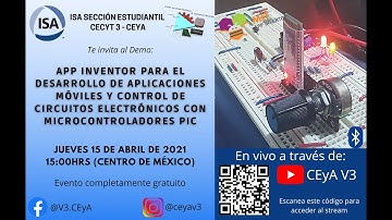 App Inventor para el desarrollo de aplicaciones móviles y control de circuitos electrónicos.