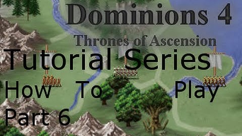 Dominions 4 Tutorial Part 6: A race against Time